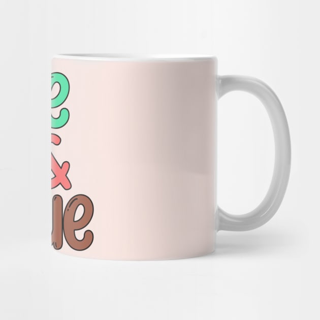 Retro Peace, Love, Chocolate Fondue by HolidayBug